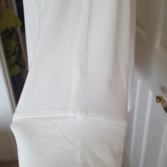 Calvin Klein 3/4 sleeve white top Size Large - Picture 4 of 6